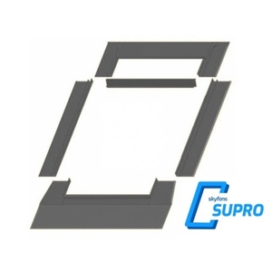 Lemování SUPRO | typ F - profilovaná krytina  | 55 X 98 cm | barva šedá RAL 7043